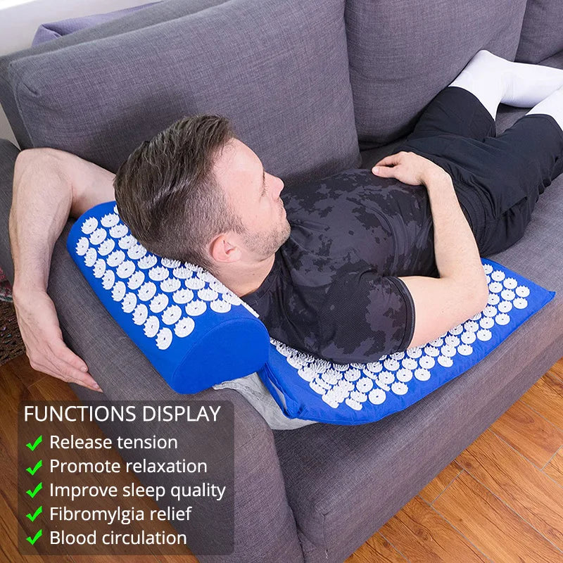 Acupressure Mat Sensi Massage Mat Pillow