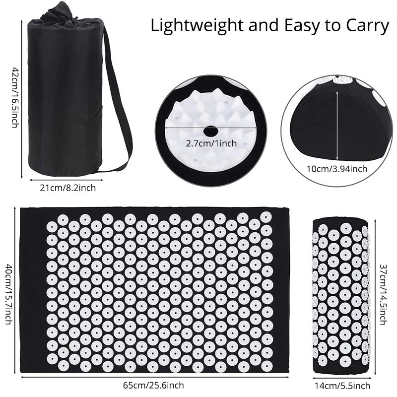 Acupressure Mat Sensi Massage Mat Pillow