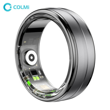 Fitness Smart Ring Men Women, Heart Rate and Blood Oxygen Monitor, IP68 &amp; 5ATM Waterproof, Multi-sport Mode