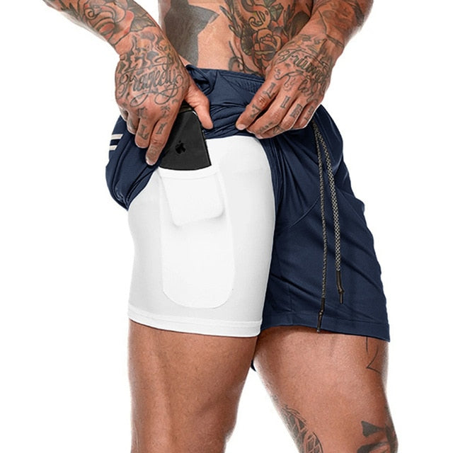 Fitness hub Double-deck Short Pant for Men