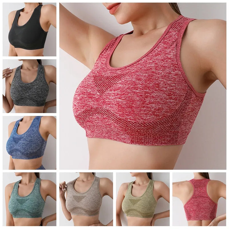 Women Sports Bras Yoga Top Vest For fitness.