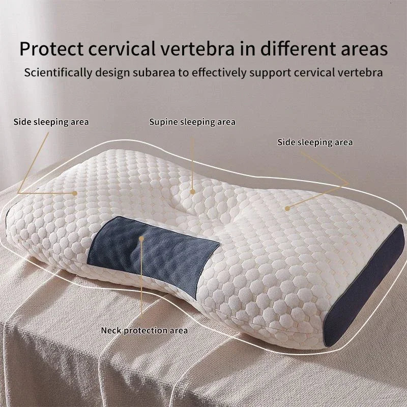 Orthopedic Neck Pillow Help Sleep And Protect The Pillow Neck Household Soybean Fiber SPA Massage Pillow For Sleeping