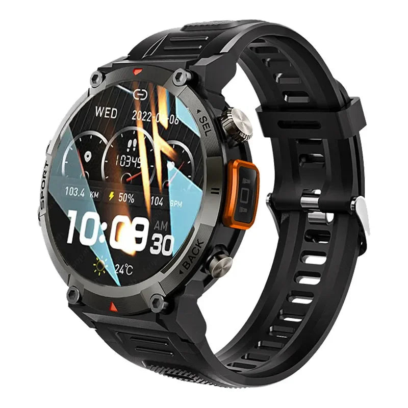 Smartwatch Smart Watch Bluetooth Call With Flashlight Sport Tracker.