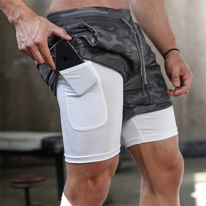 Fitness hub Double-deck Short Pant for Men