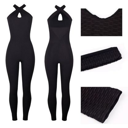 Fashion Women Sport Suit sexy open back