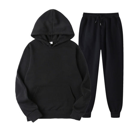 Two Piece Set Casual Fleece Tracksuit Women