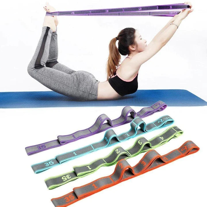 HIGH ELASTIC YOGA STRETCH RESISTANCE BANDS FOR FITNESS