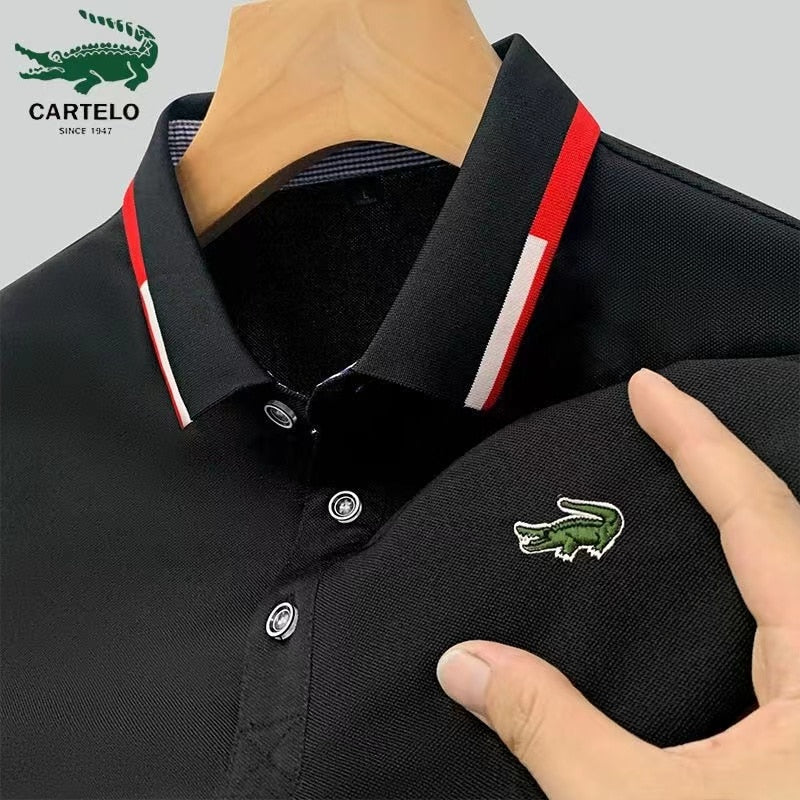 Summer New Short-Sleeved Golf Polo Shirt.