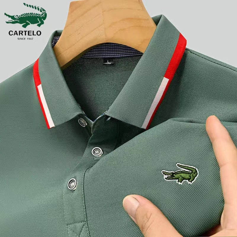 Summer New Short-Sleeved Golf Polo Shirt.