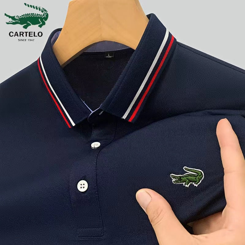 Summer New Short-Sleeved Golf Polo Shirt.