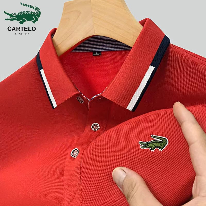 Summer New Short-Sleeved Golf Polo Shirt.