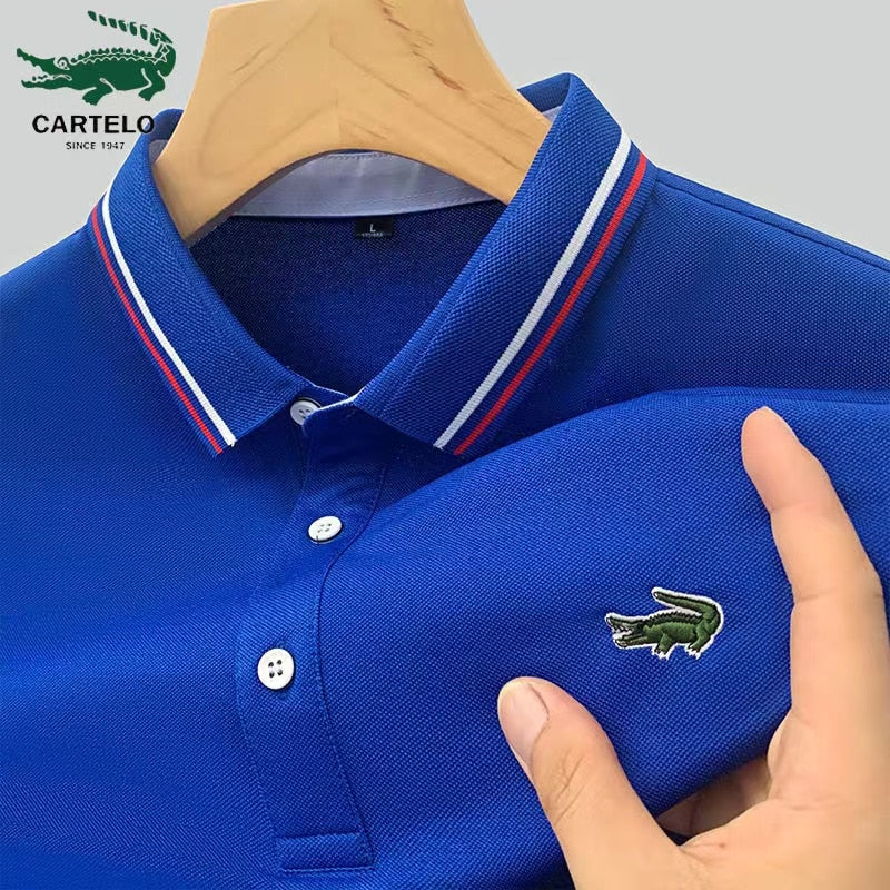 Summer New Short-Sleeved Golf Polo Shirt.