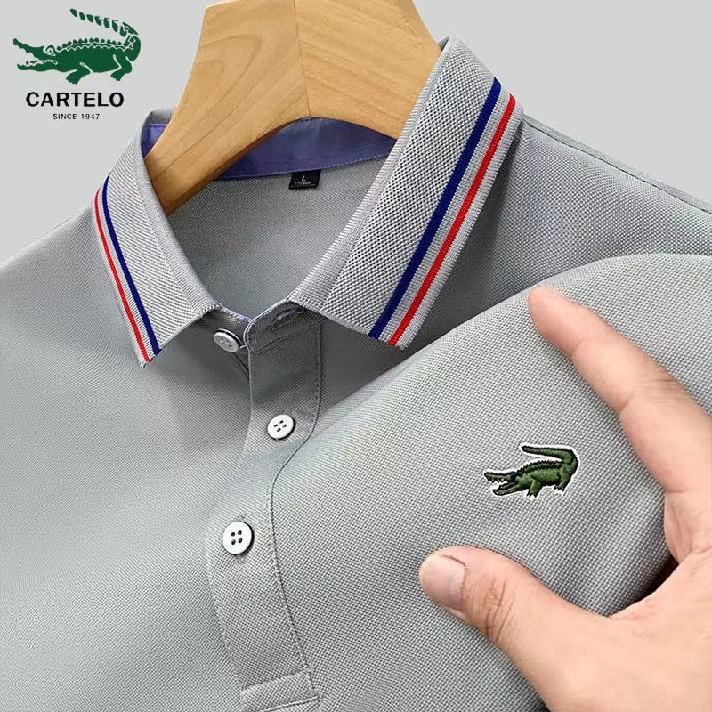 Summer New Short-Sleeved Golf Polo Shirt.